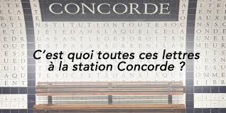 Sain et sauf \sɛ̃ e sof\ masculin. Que Veulent Dire Les Lettres De La Station Concorde Metro Ligne 12 Vous Allez Etre Etonne