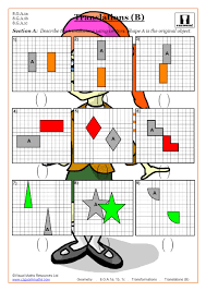 Reduction, scale factor 1/3 9. Transformations Worksheets Geometry Cazoom Maths