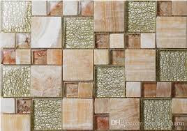 $16.99 $10.99 ($11.33 per sq ft) 2021 Yellow Stone Glass Mosaic Tile Kitchen Backsplash Sgmt051 Bathroom Shower Wall Tile From Sophie Charm 17 58 Dhgate Com