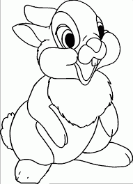 Bring bambi thumper and flower to life by adding color to this friendly forest scene. Bambi Thumper Funny And Cute Coloring Pages For Kids Cdr Coloring Home