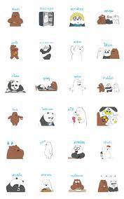 Whatsapp stickers, download, arrange & create custom made whatsapp stickers. We Bare Bears Snack Time Sticker For Line Whatsapp Android Iphone Ios We Bare Bears Wallpapers Bare Bears Ice Bear We Bare Bears