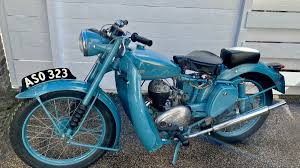 Image result for Light Blue 1952 Motorcycle