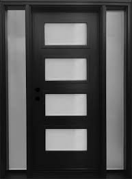 A mid century modern front door that is painted a bright pool blue, almost a turquoise. 60 Wide Front Entry Door Mid Century Modern For Sale At Concept 76