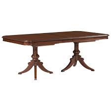 Kitchen & dining tables pedestal kitchen & dining tables. Kincaid Furniture Hadleigh Traditional Double Pedestal Dining Table With 18th Century Styling Wayside Furniture Dining Tables