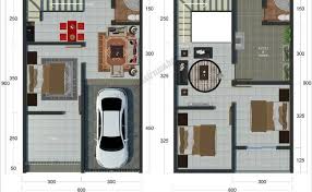 Sebenarnya dalam satu dekade terakhir, rumah dengan type 36 memang lebih digemari daripada lainnya. 60 Denah Rumah Minimalis 1 2 Lantai Type 36 45 60 Cute766