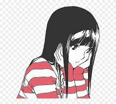 Discover images and videos about sad anime from all over the world on we heart it. Aesthetic Aesthetictumblr Sad Animefreetoedit Aesthetic Sad Anime Girl Hd Png Download 612x676 6019602 Pngfind