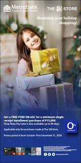 Last 4 digits of your bdo installment card. Check Out These Year End Metrobank Credit Card Promos