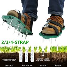 Beneficial at any time of the year even in winter. Hotbest Garden Lawn Aerator Aerating Sandals Shoes Straps 13 X 30 Mm Spikes Uk Walmart Com Walmart Com