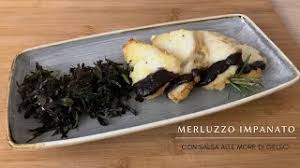 White bread with crusts removed; Merluzzo Impanato Al Forno Con Salsa Di More Di Gelso Youtube