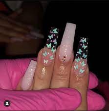 Pin By Makylah On N A I L S Cute Acrylic Nail Designs Clear Acrylic Nails Best Acrylic Nails
