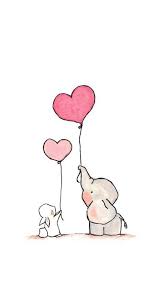 Pin By A Pouwels On Backgrounds Cute Elephant Drawing Baby Print Art Cute Drawings