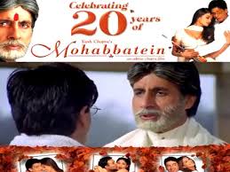 Parampara Pratishtha Anushasan Amitabh Bachchan Marks 20 Years Of Mohabbatein Ani Bw Businessworld Mohabbatein is a beautiful and sensitive.it is one of my favorites.this was aditya copra's second film after ddlj(dilwale dulhania le jayenge).i have heard aditya wanted this to be his debut.he has did well.anupham,archana,amrish,shefali were good in cameo.dialogs are terrific.scenes were the boys. parampara pratishtha anushasan amitabh