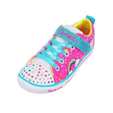 Skechers Girls Skechers Twinkle Toes Shuffles Sparkle Lite Sneaker Walmart Com Walmart Com