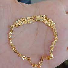 We are known as pusat emas murah, 100% bumiputras and the leader of jewelry store offers free wage charge with high quality 916 gold. Gelang Rantai Tangan Emas Asli Kadar 65 70 18k 22 Model Bulat 1 Gram Shopee Indonesia