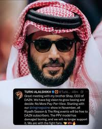 He's absolutely 💯 % correct. Good job 👏 #turkialalshikh #daznboxing #ppv  #boxing #boxeo