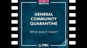 Staying at home helps to protect your friends, colleagues and the wider community. What Is Gcq Or General Community Quarantine Mean Youtube