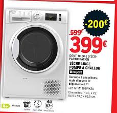 Ils garantissent un soin du. Offre Seche Linge Pompe A Chaleur Chez E Leclerc