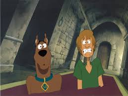 This one viewers can expect the usual animated scares: Scooby Doo And Shaggy Hanna Barbera Production Cel Zombie Island