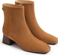 Amazon.com | Coutgo Womens Ankle Boots Chunky Low Heel ...