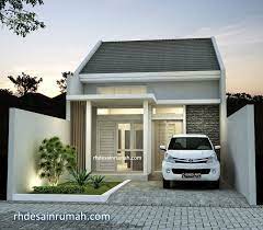 Model perumahan 2 lantai dengan bentuk sederhana namun terkesan mewah. Desain Rumah 6x12 1 Lantai Contoh Gambar Denah Fasade