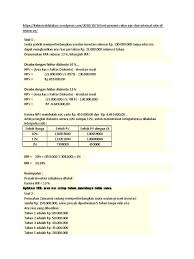 Check spelling or type a new query. Contoh Soal Npv Contoh Soal Terbaru