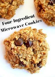 Ditch The Oven And Make 4 Ingredient Cookies Using Just A Microwave Recipe Microwave Cookies Microwave Dessert Instant Oatmeal Recipes