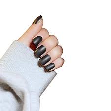 Jindin Black Matte Fake Nails French Manicure Nails Natural False Nails Short Press On Nails Full Cover Designs For Women 24 Pcs Set Buy Online In Cambodia At Desertcart Go natural now and then.