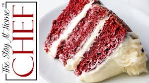 How To Make The Most Amazing Red Velvet Cake The Stay At Home Chef Easy How To Video Yvet Velvet Cake Recipes Red Velvet Cake Recipe Easy Cake Decorating