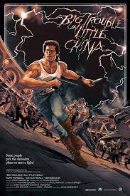 Golpe en la pequeña china. The Blot Says Big Trouble In Little China Screen Print By Rich Kelly X Mondo