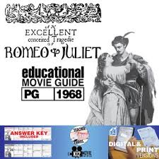 Romeo And Juliet Movie Guide Questions Worksheet Google Form Pg 1968 Juliet Movie Movie Guide This Or That Questions
