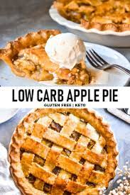 Low Carb Apple Pie Easy Keto Recipe Low Carb Apple Pie Recipe Low Carb Recipes Dessert Low Carb Pie Recipe