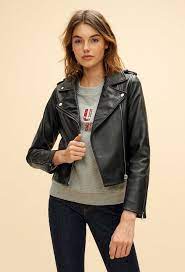 475 Maybe A Little Too Cropped Cassandre From Claudie Pierlot Leather Jacket Jackets Fashion