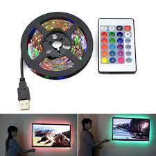 60led m 1m 2m 3m 4m 5m usb led strip light 5v 3528 smd rgb controller blue green white car computer tv light flexible tape 5 led strip lighting led led strip