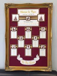 Ornate Framed Disney Table Plan In Gold Maroon Matrimonio Disney Idee Per Matrimoni Matrimonio
