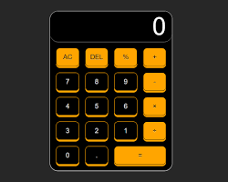 simple calculator appの画像