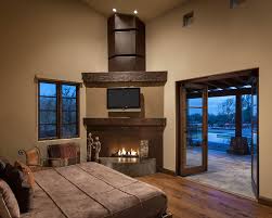 Amazing gallery of interior design and decorating ideas of corner fireplace in bedrooms, living rooms, decks/patios, dens/libraries/offices by elite interior designers. Bedroom Corner Fireplace Houzz