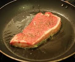 You'll notice that it liquifies instead of sizzling, like. How To Cook A Steak On Your Stove Top Ehow Com How To Cook Steak Steak On Stove Steak Recipes Stove