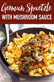 You Don T Need To Travel To Munich To Eat This Traditional German Dish Called Jagerspatzle This Bavarian Classic Is Ofte German Food Authentic Recipes Spatzle