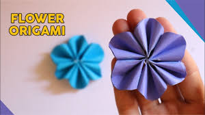 Origami juga menyebar luas di masyarakat dan diberbagai daerah. Cara Membuat Bunga Origami Mudah Banget How To Fold Flower Paper Easy Tutorial Wow Youtube