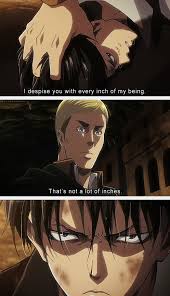 How Could You Erwin Attack On Titan Anime Attack On Titan Levi Attack On Titan Meme