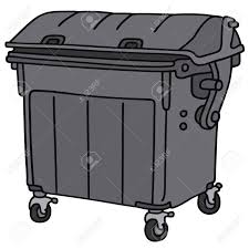 Conteneur à déchets 240 litres coloris couvercle au choix : Dessin A La Main D Un Conteneur Poubelle Noir Clip Art Libres De Droits Vecteurs Et Illustration Image 37930508
