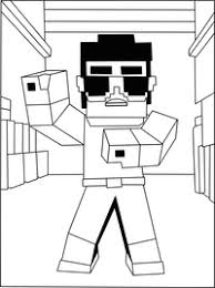 Minecraft Games Minecraft Psy Gangnam Style Coloring In Pages Minecraft Printables Minecraft Coloring Pages Kids Printable Coloring Pages