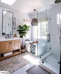 Salle de bain steampunk dans les détails. Large Modern Wall Mirror Bathroom Vanity Decorative Industrial Rectangle Steel Framed Frameless Idee Salle De Bain Idees Salle De Bain Decoration Salle De Bain