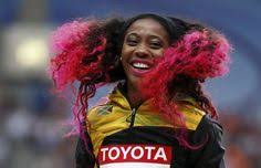 She was the first caribbean woman to win a gold medal for the 100 m event at the olympics, which she achieved in 2012. 15 S A F P Ideas Shelly Ann Fraser Fraser Pryce Shelly Ann
