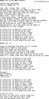 We did not find results for: Mambo No 5 By Brian Brown