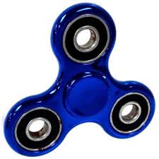 High Speed Fidget Spinner Regular Metallic Blue Metal Hand Spinner Stress Reducer Anxiety Relief Toys Walmart Com Walmart Com