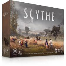 5 to 6 players participate in a game and play using multiple card decks including 2 jokers. Scythe Stonemaier Games