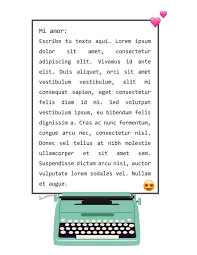 Plantilla De Carta De Amor Para Descargar Gratis En Word Retro Plantillas De Cartas Cartas De Amor Cartas