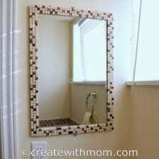 Decorate A Plain Bathroom Mirror Decorative Bathroom Mirrors Bathroom Mirror Mirror Decor