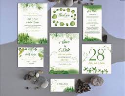 Free Forest Wedding Invitation Template Suite In Psd Now You Can Easily Create A P Free Wedding Templates Wedding Templates Free Wedding Invitation Templates